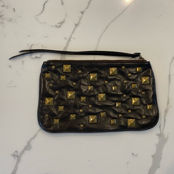 Studded Leather Pouch - Picture 2 of 4